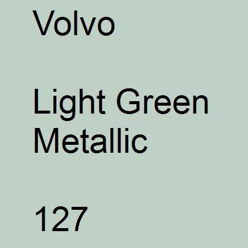 Volvo, Light Green Metallic, 127.